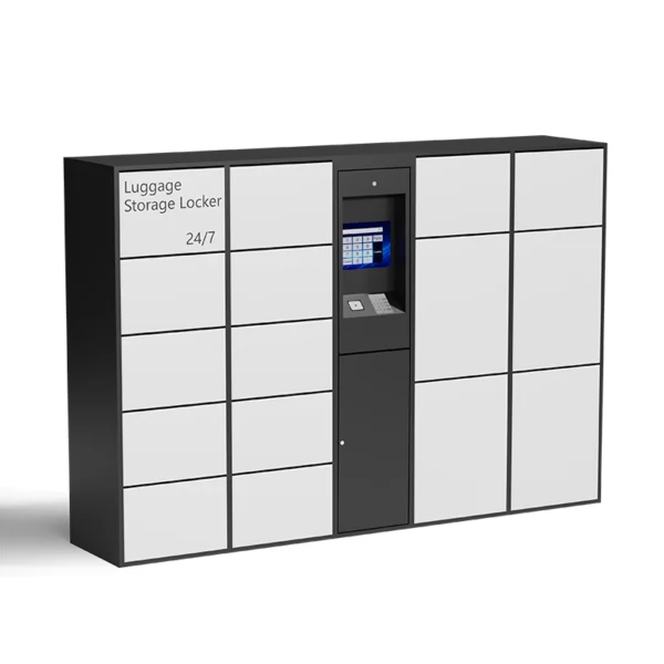 self-service luggage storage locker