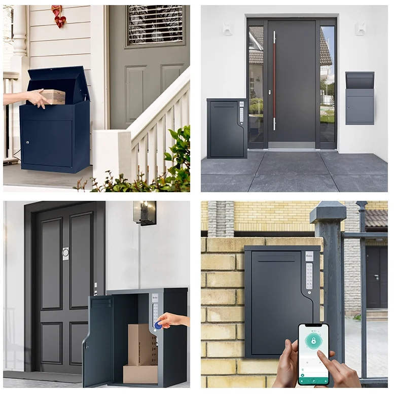 Application of parcel boxes