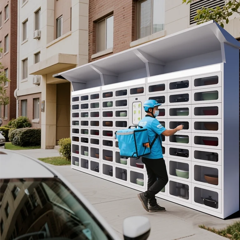 outdoor food delivery locker