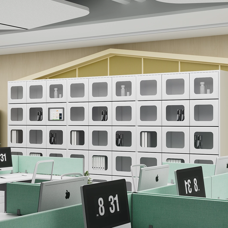 asset management lockers in office