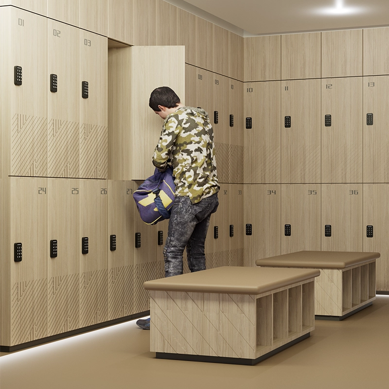 smart gym locker gym scene