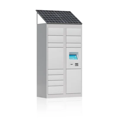 smart solar powered-parcel locker