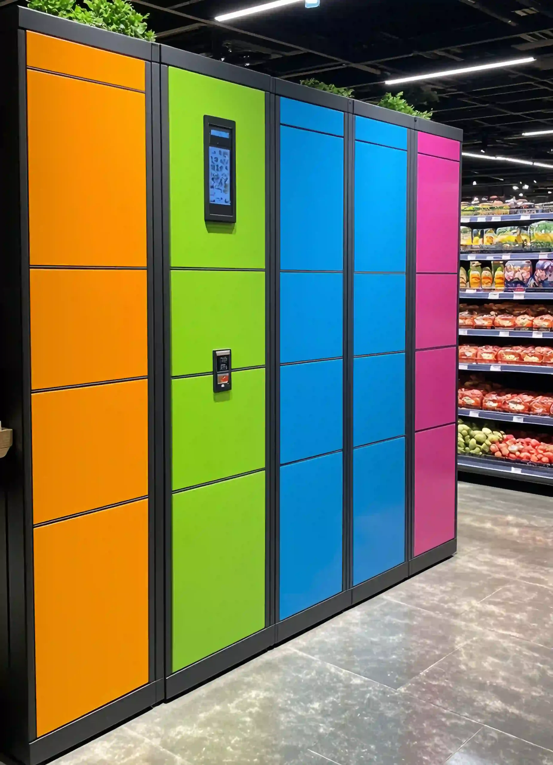 safe supermarket locker