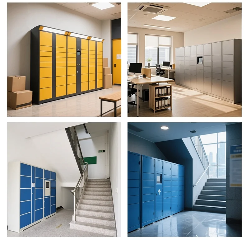 indoor parecl locker application scenarios