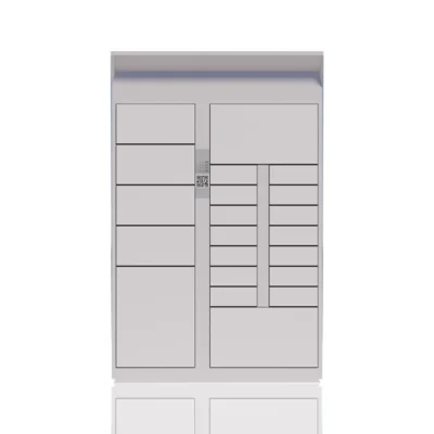 autonomous battery powered parcel lockers